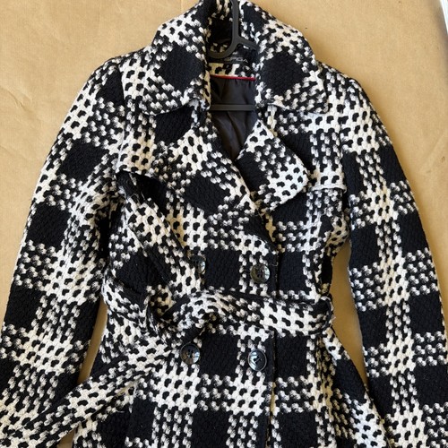 Via spiga black - white, double