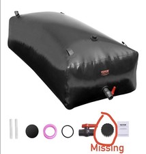 VEVOR 1000L/264 Gallon Water Storage Bladder, RV Water Tank One Part Missing