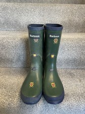 Barbour Shield Navy Bugs Green