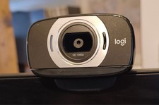 Logitech C615 HD Webcam 1080p Portable Foldable Autofocus USB Black - Used