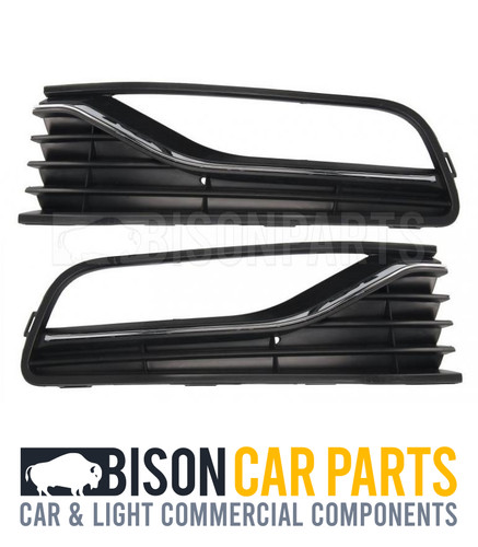 Front bumper fog light grill - bumper,