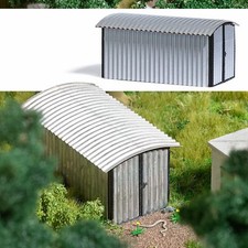 Corrugated metal garage Busch