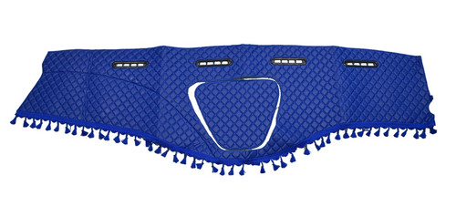 Blue eco leather dashboard - eco,