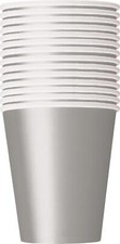 Silver Paper Cups (Bulk) Pack