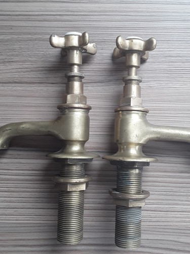 Vintage solid brass bath basin - vintage,