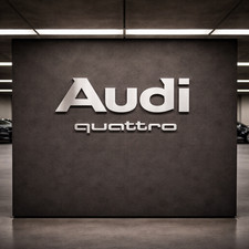 Audi Quattro Logo Crest 80cm
