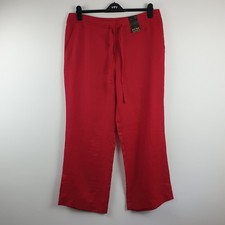 Linen Wide Leg Trousers Size