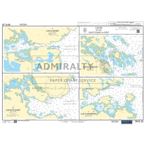 Admiralty small craft chart - admiralty,