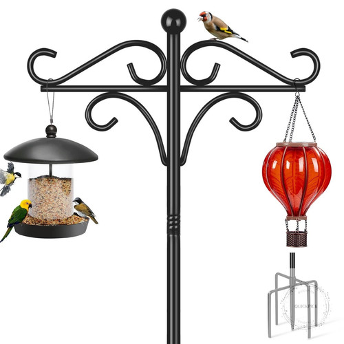 Bird feeder pole stand - bird,