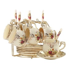 Tea Cup and Saucer Set of 6