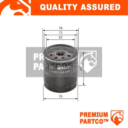 Premium oil filter fits - oil,