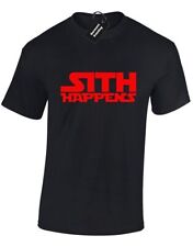 SITH HAPPENS MENS T SHIRT FUNNY STAR TROOPER DESIGN DARTH WARS PREMIUM QUALITY