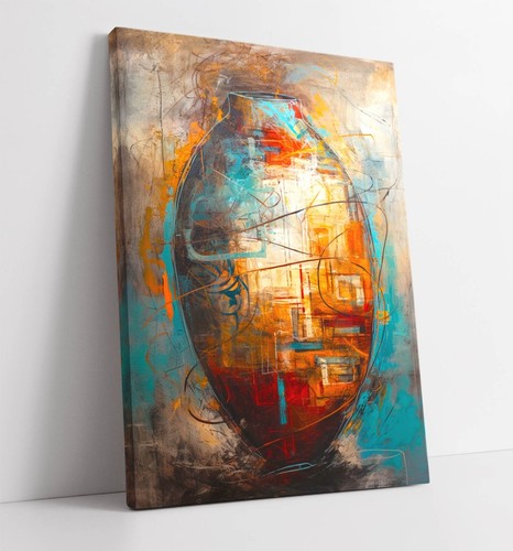 Expressionist cubist pot - expressionist,
