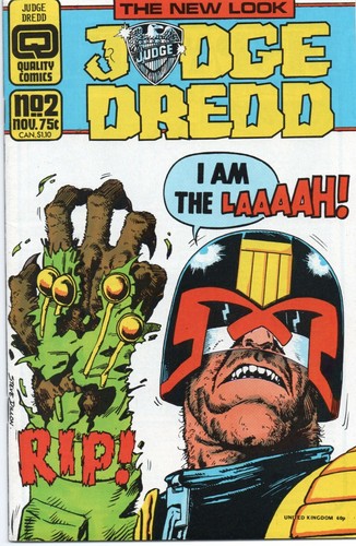 Judge dredd quality comic - judge,