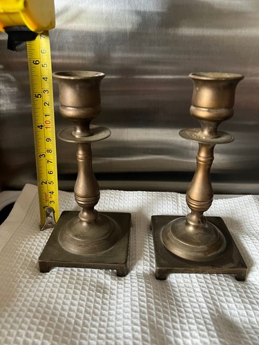 Vintage brass candle stick - vintage,