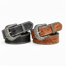 Western Cowboy Belt Floral