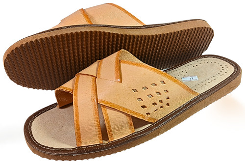 Mens leather slippers - mens,