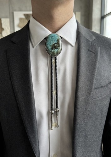 Turquoise bolo tie agate - bolo,