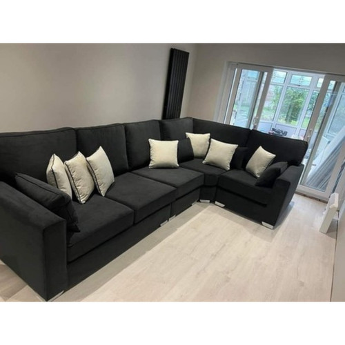 Corner sofa with decorative - sofa,