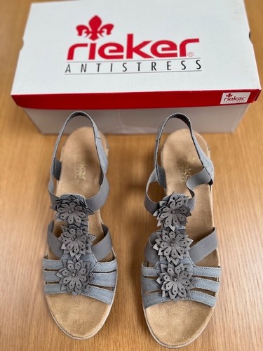 Rieker antistress grey wedge - antistress,
