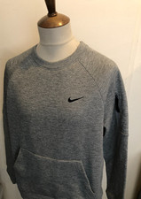 NIKE THERMA FIT CREW NECK SWEATSHIRT TOP SIZE MEDIUM GREY
