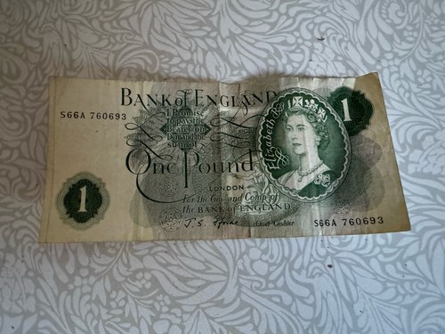 1960 one pound note - note., good