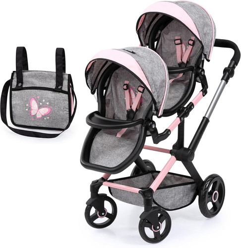 Twin doll stroller double - stroller,,
