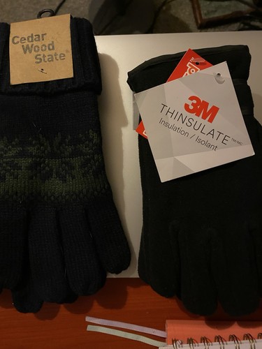 2pairs gloves cedar wood - gloves,