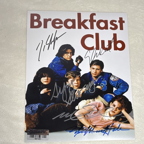 Breakfast club signed 8x10 - club,