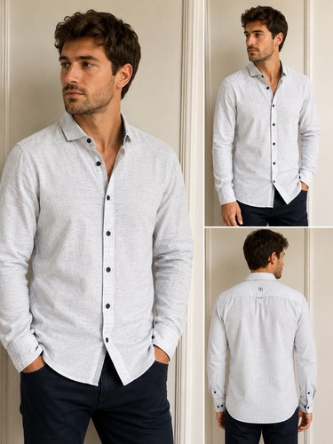 Remus uomo jeans light - light, grey