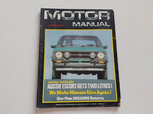 Motor manual 1977 - motor, september
