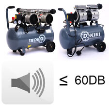 25 Litre Mobile Air Compressor Silent Oilless Inflator Pump Powerful 8CFM 60dB