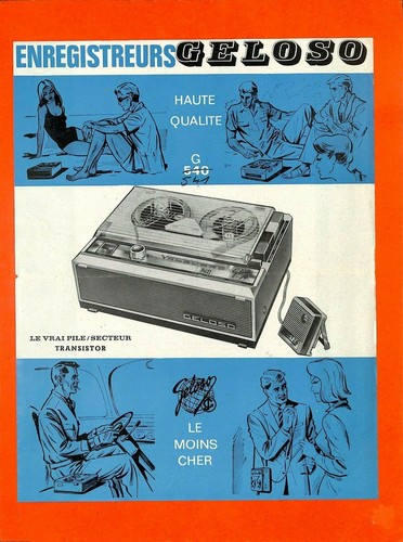 Geloso tape recorder - geloso,