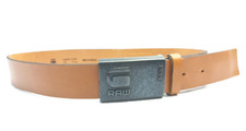 G Star Raw Grizzer Pin Belt Tan Brown Mens Size 75 30" Hips Designer RRP £63