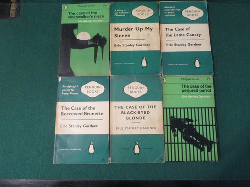 Six penguin green crime books - penguin,