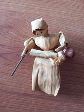 Corn Husk Dolly. Made In Taiwan