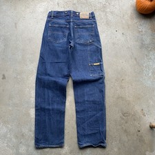 Vtg Prison Blues Double Knee