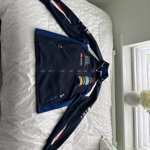 Vintage suzuki racing blue - vintage, zip