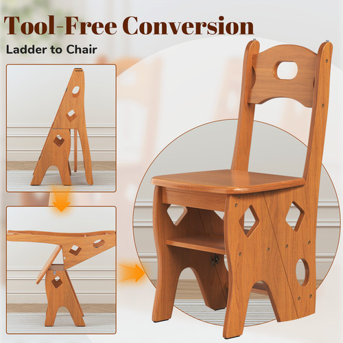Step folding stool - folding,