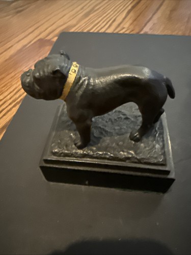Antique estate bronze boxer - antique,