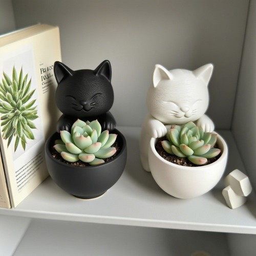 Desktop ornament cat shaped - ornament, cat-shaped