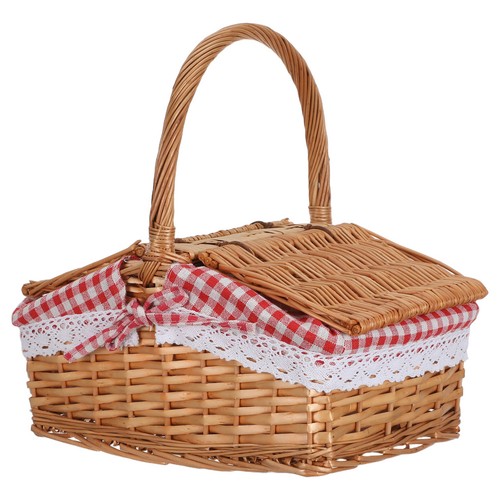 Wicker picnic basket - ,
