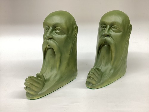 Circa 1920 plaster bookends - 1920,