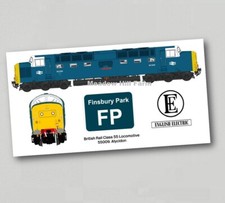British Rail Class 55 Deltic Fridge Magnet 55009 BR Blue Diesel Locomotive