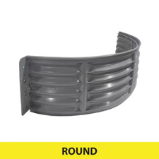 37 In. X 12 In. round Plastic