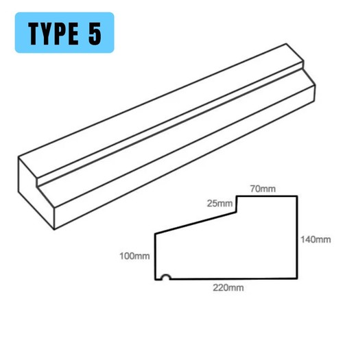 Cast stone window sill - stone, stooled