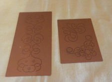 2 x Metal Embroidery Stencils by Cards Unlimited