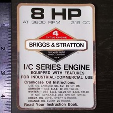 BRIGGS & STRATTON - 8 HP