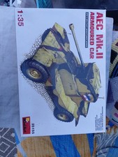 MIN35155 Miniart 1:35 AEC MK.II Armoured Car Model Kit Sealed Contents
