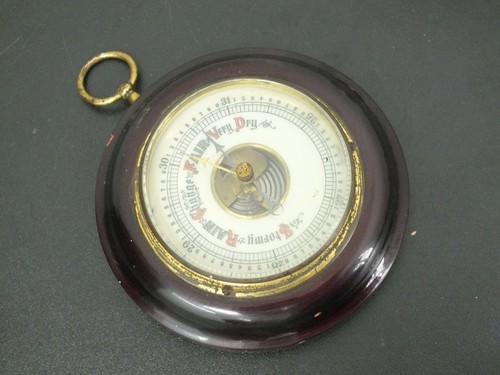 Vintage brass and - brass, aneroid